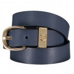 Gürtel Oval Buckle Belt Bundweite 90 CM Sky Captain, Farbe: blau/petrol, Marke: Tommy Hilfiger, EAN: 8719862802142, Bild 1 von 4