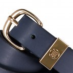 Gürtel Oval Buckle Belt Bundweite 90 CM Sky Captain, Farbe: blau/petrol, Marke: Tommy Hilfiger, EAN: 8719862802142, Bild 4 von 4