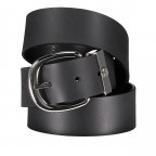 Gürtel Oval Buckle Belt Bundweite 90 CM Black, Farbe: schwarz, Marke: Tommy Hilfiger, EAN: 8719862803378, Bild 1 von 4