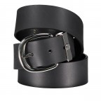 Gürtel Oval Buckle Belt Bundweite 95 CM Black, Farbe: schwarz, Marke: Tommy Hilfiger, EAN: 8719862803392, Bild 1 von 4