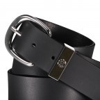 Gürtel Oval Buckle Belt Bundweite 95 CM Black, Farbe: schwarz, Marke: Tommy Hilfiger, EAN: 8719862803392, Bild 4 von 4