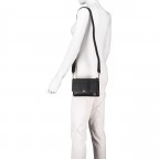 Umhängetasche Saffiano Black, Farbe: schwarz, Marke: Tommy Hilfiger, EAN: 8719862802395, Abmessungen in cm: 19.5x13.5x4.5, Bild 4 von 8
