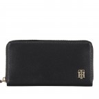 Geldbörse Saffiano Wallet L Black, Farbe: schwarz, Marke: Tommy Hilfiger, EAN: 8719862799299, Abmessungen in cm: 19.5x10x2.3, Bild 1 von 3