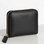 Geldbörse Ylva Black Gold, Farbe: schwarz, Marke: Seidenfelt, EAN: 4262455840884, Abmessungen in cm: 11x8x2, Bild 2 von 4