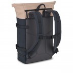 Rucksack Helsinki Modell 2025 Navy Blush, Farbe: blau/petrol, Marke: Kapten & Son, EAN: 4251145254193, Abmessungen in cm: 27x44.5x14, Bild 4 von 6