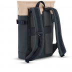 Rucksack Helsinki Modell 2025 Navy Blush, Farbe: blau/petrol, Marke: Kapten & Son, EAN: 4251145254193, Abmessungen in cm: 27x44.5x14, Bild 4 von 9