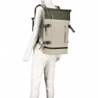 Rucksack Helsinki Modell 2025 Grey Olive, Farbe: taupe/khaki, Marke: Kapten & Son, EAN: 4251145250126, Abmessungen in cm: 27x44.5x14, Bild 5 von 6