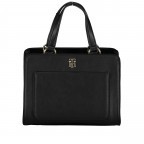 Handtasche City Satchel Black, Farbe: schwarz, Marke: Tommy Hilfiger, EAN: 8719862805068, Abmessungen in cm: 26x20.5x13, Bild 1 von 8