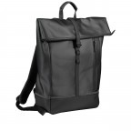 Rucksack Billund Courier Backpack Black, Farbe: schwarz, Marke: Jost, EAN: 4025307771497, Abmessungen in cm: 41x46x12, Bild 2 von 7
