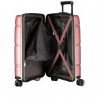 Koffer PP11 55 cm Rose Gold, Farbe: rosa/pink, Marke: Franky, EAN: 4251672747649, Abmessungen in cm: 39.5x55x20, Bild 9 von 10