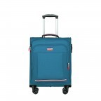 Koffer T22 55 cm Petrol Two Tone, Farbe: blau/petrol, Marke: Franky, EAN: 4251672745522, Abmessungen in cm: 40x55x20, Bild 1 von 8