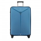 Koffer PP13 76 cm Blue Metallic, Farbe: blau/petrol, Marke: Franky, EAN: 4251672746192, Abmessungen in cm: 51x76x31, Bild 1 von 9