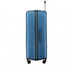 Koffer PP13 76 cm Blue Metallic, Farbe: blau/petrol, Marke: Franky, EAN: 4251672746192, Abmessungen in cm: 51x76x31, Bild 3 von 9