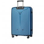 Koffer PP13 76 cm Blue Metallic, Farbe: blau/petrol, Marke: Franky, EAN: 4251672746192, Abmessungen in cm: 51x76x31, Bild 6 von 9