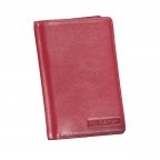 Brieftasche Alba 007 Rot, Farbe: rot/weinrot, Marke: Flanigan, EAN: 4035486094072, Abmessungen in cm: 9x12x1, Bild 2 von 4