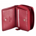 Geldbörse Alba 022 Rot, Farbe: rot/weinrot, Marke: Flanigan, EAN: 4035486094256, Abmessungen in cm: 7.5x10x2.5, Bild 4 von 5
