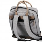 Rucksack RS47 Anthra Cognac, Farbe: anthrazit, Marke: Franky, EAN: 4251672747045, Abmessungen in cm: 27x38x11, Bild 7 von 7