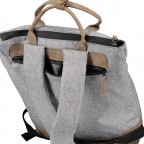 Rucksack RS48 Blue Cognac, Farbe: blau/petrol, Marke: Franky, EAN: 4251672747106, Abmessungen in cm: 27x39x12, Bild 7 von 7