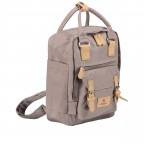 Rucksack RS52-S Taupe, Farbe: taupe/khaki, Marke: Franky, EAN: 4251672707216, Abmessungen in cm: 23x31.5x11, Bild 2 von 8