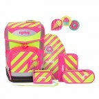 Schulranzen Cubo Neo Special Edition Set 5-teilig StrahleBär, Farbe: rosa/pink, Marke: Ergobag, EAN: 4057081051489, Abmessungen in cm: 25x40x20, Bild 1 von 8