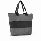 Shopper E1 erweiterbar Twist Silver, Farbe: anthrazit, Marke: Reisenthel, EAN: 4012013719240, Abmessungen in cm: 50x26.5x15.5, Bild 2 von 3