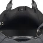 Handtasche Schwarz, Farbe: schwarz, Marke: Hausfelder Manufaktur, EAN: 4065646004047, Abmessungen in cm: 32x27x12, Bild 7 von 11