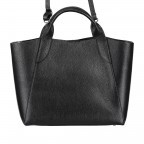 Handtasche Schwarz, Farbe: schwarz, Marke: Hausfelder Manufaktur, EAN: 4065646004047, Abmessungen in cm: 32x27x12, Bild 9 von 11