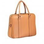 Aktentasche für Damen Cognac, Farbe: cognac, Marke: Hausfelder Manufaktur, EAN: 4065646001589, Abmessungen in cm: 36x28x13, Bild 2 von 11