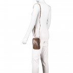 Handytasche Snake mit Schulterriemen Beige, Farbe: beige, Marke: Hausfelder Manufaktur, EAN: 4065646002258, Abmessungen in cm: 11x17.5x2, Bild 4 von 6