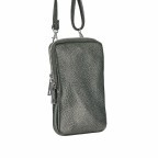 Handytasche Dollaro mit Schulterriemen Dunkelgrau, Farbe: grau, Marke: Hausfelder Manufaktur, EAN: 4065646002333, Abmessungen in cm: 11x17.5x2, Bild 2 von 6