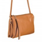 Schultertasche Adria Cognac, Farbe: cognac, Marke: Abro, EAN: 4061724449786, Abmessungen in cm: 25x18x5, Bild 2 von 6