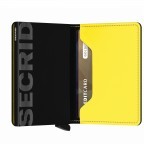 Geldbörse Slimwallet Matte Black Yellow, Farbe: gelb, Marke: Secrid, EAN: 8718215287278, Abmessungen in cm: 6.8x10.2x1.6, Bild 4 von 5