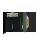 Geldbörse Slimwallet Yard vegan Black, Farbe: schwarz, Marke: Secrid, EAN: 8718215287940, Abmessungen in cm: 6.8x10.2x1.6, Bild 2 von 4