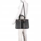Handtasche Cathleen Coal, Farbe: schwarz, Marke: Guess, EAN: 0190231373018, Abmessungen in cm: 37x26x12, Bild 5 von 10
