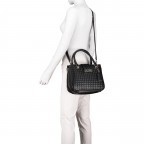 Handtasche Matrix Black, Farbe: schwarz, Marke: Guess, EAN: 0190231369172, Abmessungen in cm: 31x22x10, Bild 6 von 10