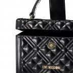 Umhängetasche Borsa Quilted Nappa Schwarz, Farbe: schwarz, Marke: Love Moschino, EAN: 8059826241205, Abmessungen in cm: 19.5x14x6, Bild 7 von 8