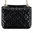 Umhängetasche Borsa Quilted Nappa Schwarz, Farbe: schwarz, Marke: Love Moschino, EAN: 8059826618885, Abmessungen in cm: 26x19x9, Bild 3 von 9