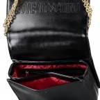 Umhängetasche Borsa Quilted Nappa Schwarz, Farbe: schwarz, Marke: Love Moschino, EAN: 8059826618885, Abmessungen in cm: 26x19x9, Bild 7 von 9