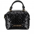 Handtasche Borsa Quilted Nappa Schwarz, Farbe: schwarz, Marke: Love Moschino, EAN: 8059826675994, Abmessungen in cm: 23.5x18x11, Bild 1 von 7