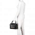 Handtasche Borsa Quilted Nappa Schwarz, Farbe: schwarz, Marke: Love Moschino, EAN: 8059826675994, Abmessungen in cm: 23.5x18x11, Bild 4 von 7