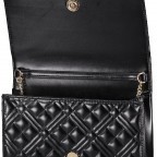 Umhängetasche Borsa Quilted Nappa Schwarz, Farbe: schwarz, Marke: Love Moschino, EAN: 8059826649049, Abmessungen in cm: 22.5x14x6, Bild 6 von 7