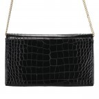 Umhängetasche Borsa Croco Schwarz, Farbe: schwarz, Marke: Love Moschino, EAN: 8059826237918, Abmessungen in cm: 22.5x13.5x6, Bild 3 von 7