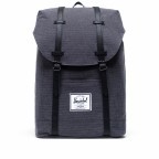 Rucksack Retreat einfarbig Volumen 18 Liter Shadow Grid, Farbe: anthrazit, Marke: Herschel, EAN: 0828432414970, Abmessungen in cm: 34x46x12, Bild 1 von 5