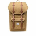 Rucksack Little America Volumen 23 Liter Coyote Slub, Farbe: gelb, Marke: Herschel, EAN: 0828432415083, Abmessungen in cm: 28x50x17, Bild 1 von 4