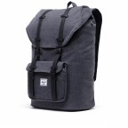 Rucksack Little America einfarbig Volumen 23 Liter Shadow Grid, Farbe: anthrazit, Marke: Herschel, EAN: 0828432415090, Abmessungen in cm: 28.56x49.9x17.78, Bild 3 von 4