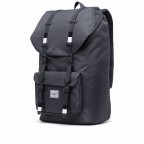 Rucksack Little America Rubber Straps Volumen 23 Liter Periscope Ripstop, Farbe: grau, Marke: Herschel, EAN: 0828432415113, Abmessungen in cm: 28x50x17, Bild 2 von 5