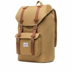 Rucksack Little America Medium Volumen 14 Liter Coyote Slub, Farbe: gelb, Marke: Herschel, EAN: 0828432415595, Abmessungen in cm: 28x43x12, Bild 2 von 7