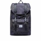 Rucksack Little America Medium einfarbig Volumen 14 Liter Dark Jungle, Farbe: schwarz, Marke: Herschel, EAN: 0828432415649, Abmessungen in cm: 28x43x12, Bild 1 von 5