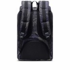 Rucksack Little America Medium einfarbig Volumen 14 Liter Dark Jungle, Farbe: schwarz, Marke: Herschel, EAN: 0828432415649, Abmessungen in cm: 28x43x12, Bild 3 von 5