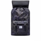 Rucksack Little America Medium einfarbig Volumen 14 Liter Dark Jungle, Farbe: schwarz, Marke: Herschel, EAN: 0828432415649, Abmessungen in cm: 28x43x12, Bild 5 von 5